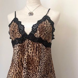 Leopard Print Y2K Slip